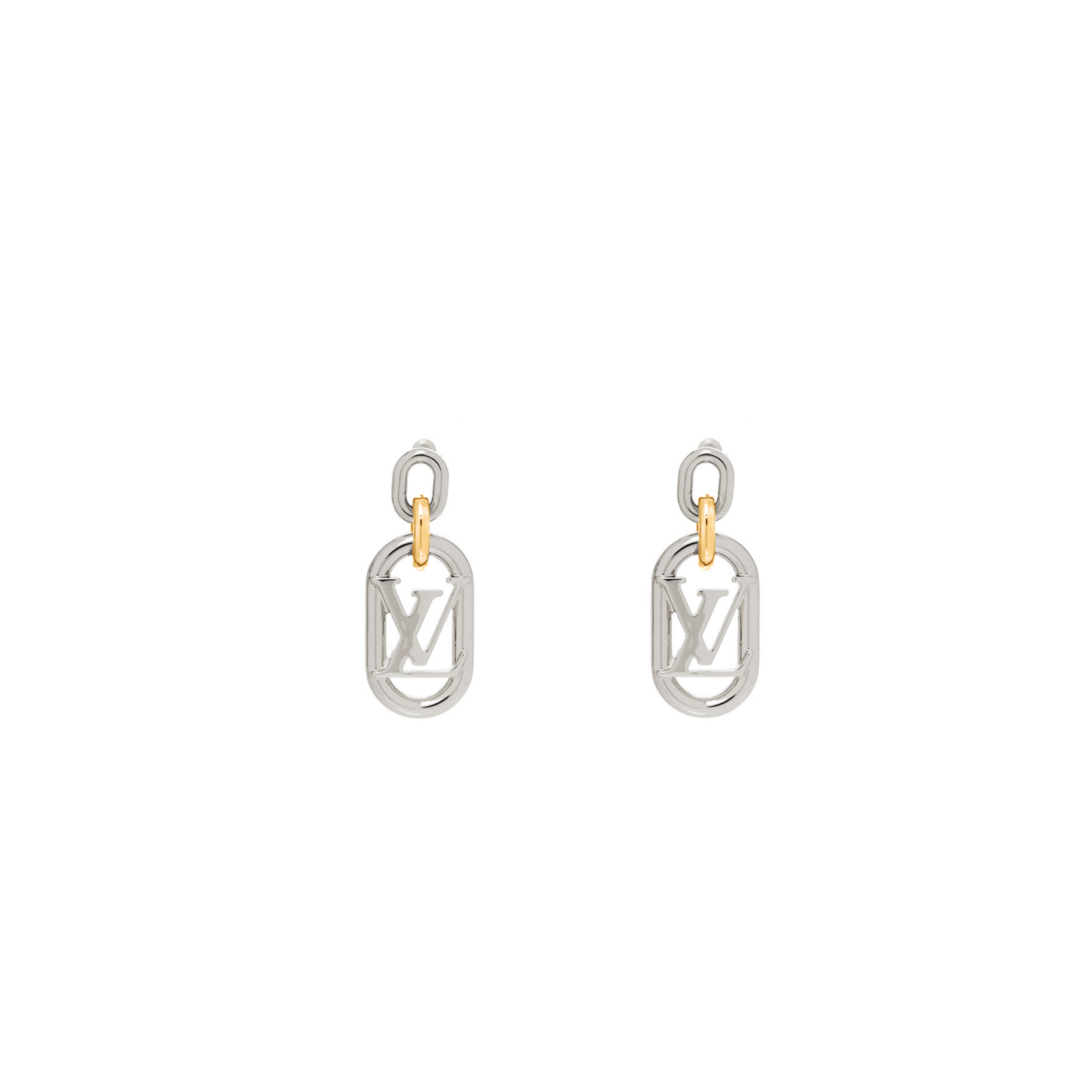 LOUIS VUITTON EVERYDAY CHAIN LV EARRINGS M00602